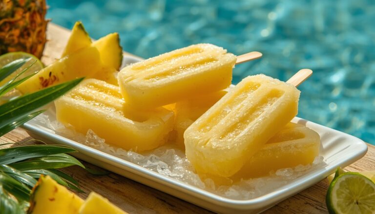 Pineapple Lime Ice Cream That Tastes Like Summer & Has Only 50 Calories (No Guilt Ever)