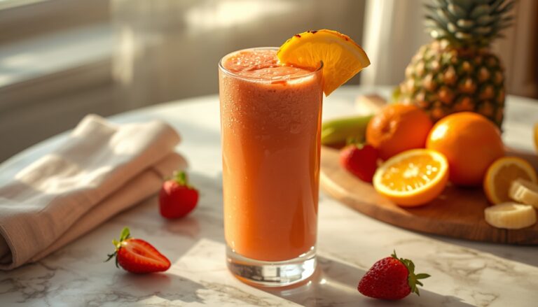 Glowing Skin Detox Smoothie Recipe (Under 220 Calories & Healthy) 