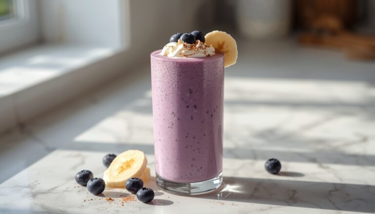 Blueberry Weight Loss Smoothie Recipe That Keeps You Full for Hours