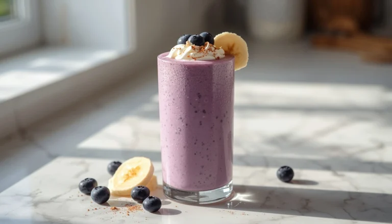 Blueberry Weight Loss Smoothie Recipe That Keeps You Full for Hours