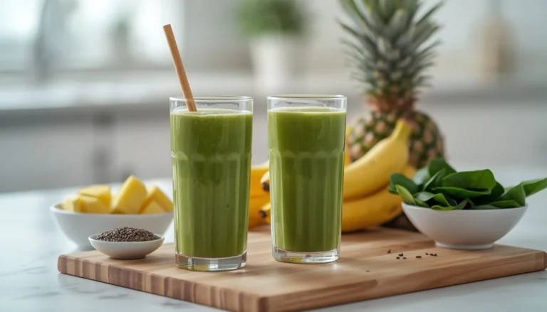 Weight Loss Smoothie Recipe for Breakfast (High Fiber & Naturally Sweet)